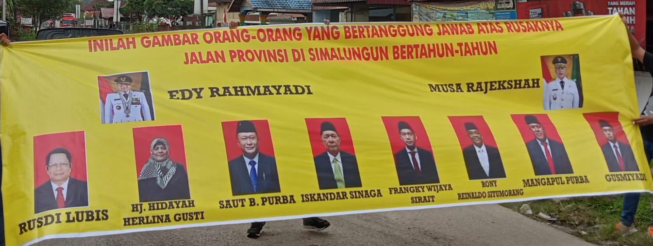 Aksi Aliansi Simalungun Bersatu di Kabupaten Simalungun, Provinsi Sumatera Utara. Foto: Istimewa.