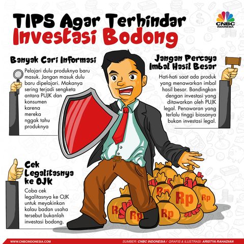 Tips menghidari investasi Bodong. Foto: cnbcindonesia.com