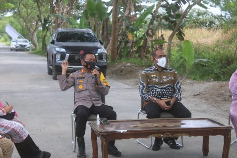 Kapolres Sergai AKBP Robin Simatupang dalam sambutan dan arahannya sumber foto: Humas polres Sergai.