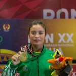 Rosalina Simanjuntak Atlet Putri Sanda Wushu Provinsi Sumatera Utara Berhasil Raih Medali Emas PON XX Papua, Minggu (03/10/2021)