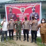 Vaksinasi Merdeka di Nagori Silau Kahean, Kecamatan Silou Kahean, Kabupaten Simalungun, Sumatera Utara. Foto: Humas Polres Simalungun.