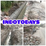 Proyek pembangunan saluran irigasi tak sesuai dengan bestek Dok: Roy Manurung