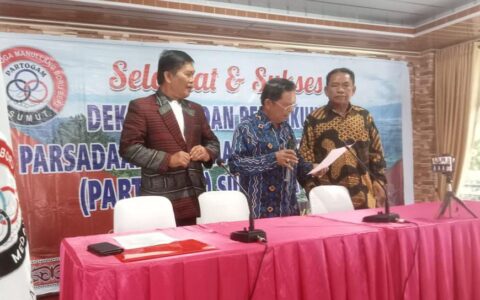 Pembentukan Partogam (Parsadaan Toga Manullang) Boru/bere/ibabere tingkat Provinsi di Sumatera Utara. Foto: Dok. BTM